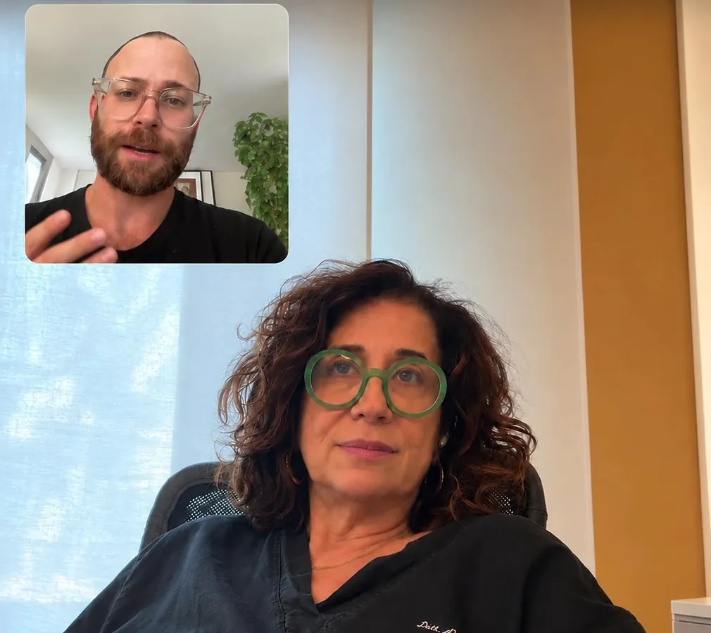 Confronto in videochiamata tra Giacomo e la Dott.ssa Paola Molinari